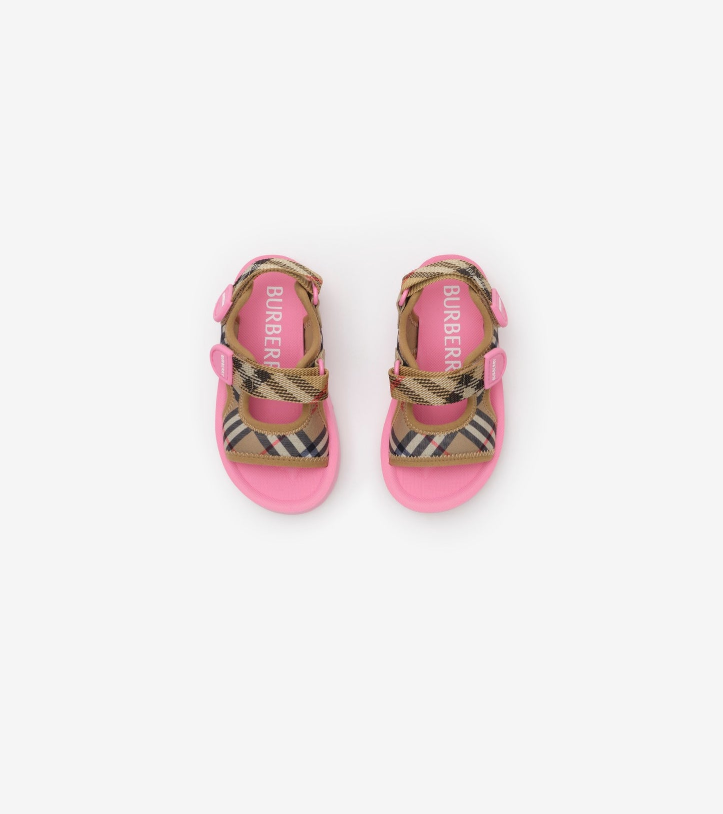 Check Sandals in Sand beige/pink - Children