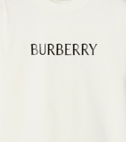 Logo Cotton T-shirt in Chalk white