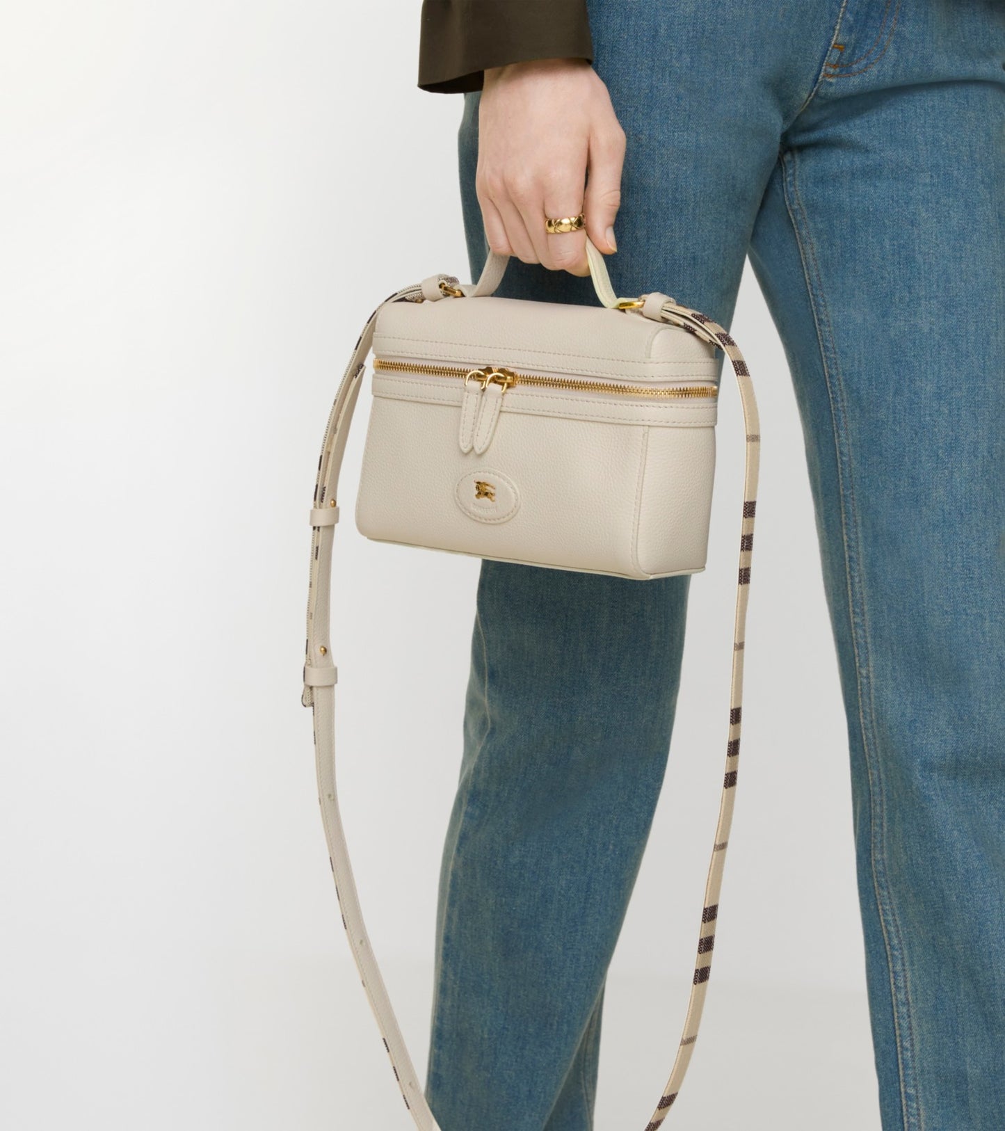 Bloomsbury Vanity Bag in Soap beige/light beige