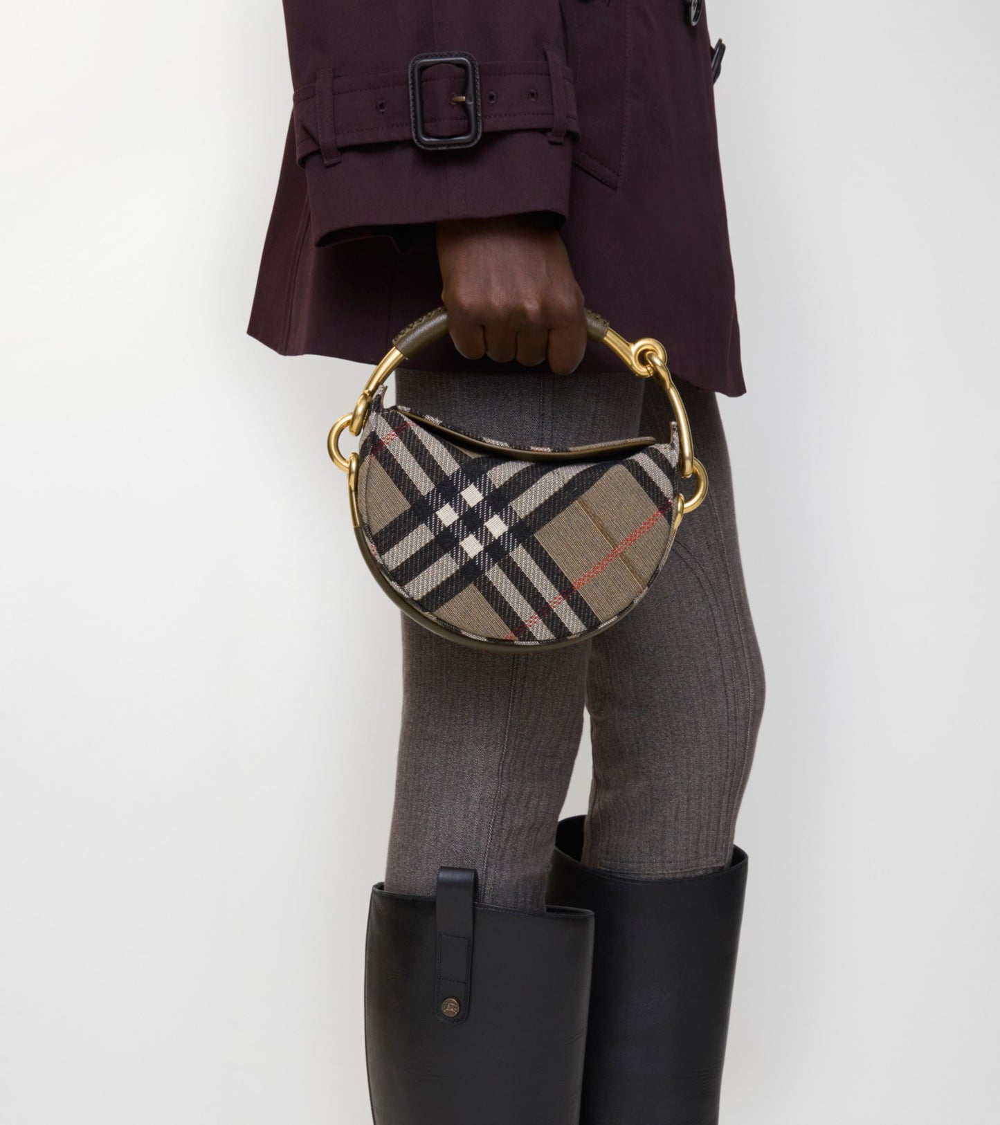 Bridle Clutch in Brush brown