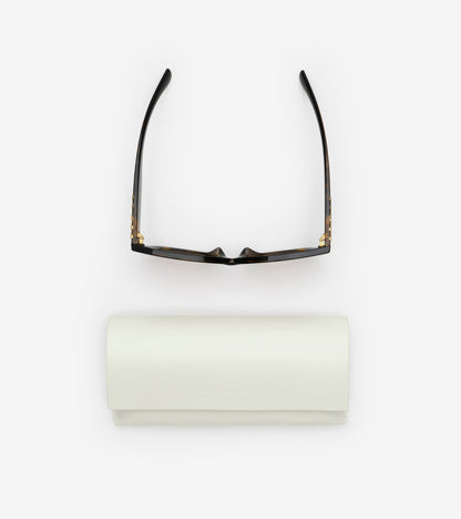 Heritage Square Sunglasses in Dark havana