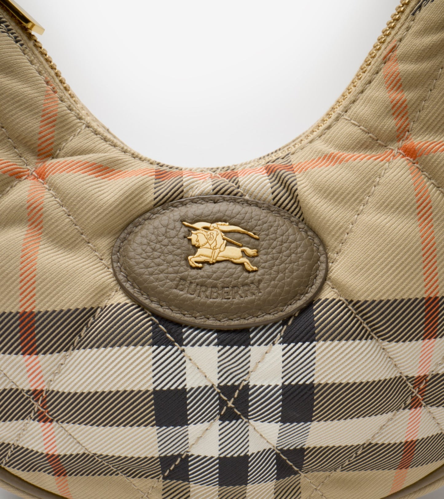 Horseshoe Crossbody Bag in Sand beige