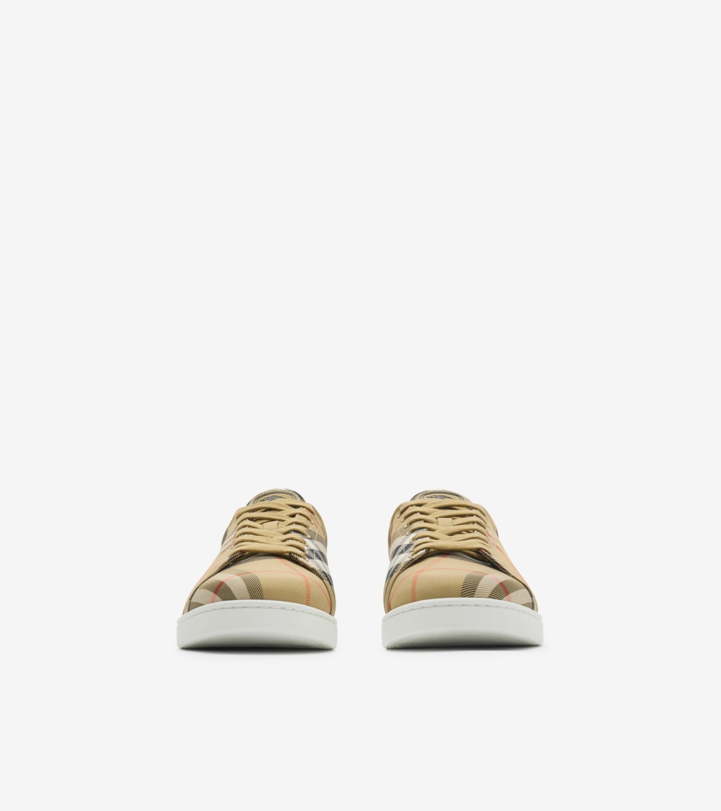 Check Set Sneakers in Sand beige