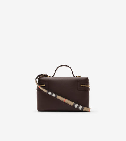 Bloomsbury Vanity Bag in Peat brown/sand beige