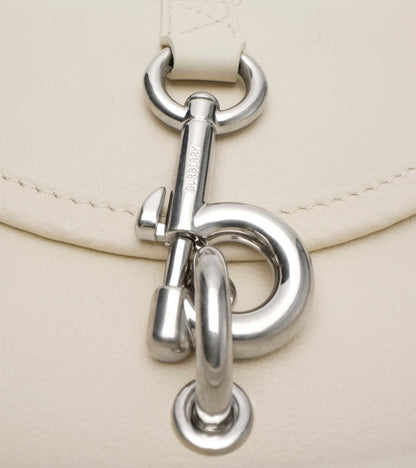 Mini B Clip Messenger Bag in Soap beige