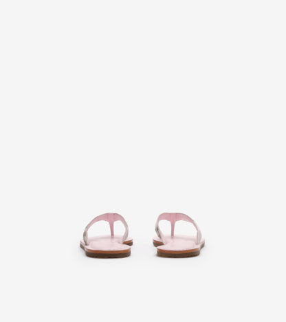 Check Pavilion Sandals in Mallow pink