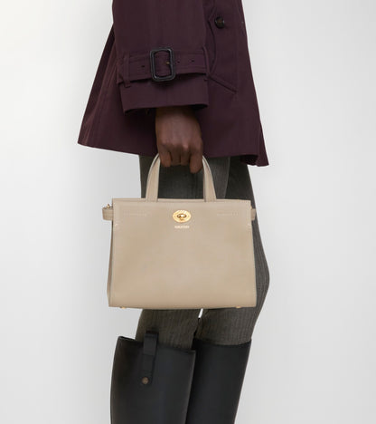 Mini Cotswolds Tote in Mushroom beige
