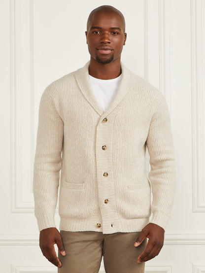 Wool-Blend Cardigan Sweater