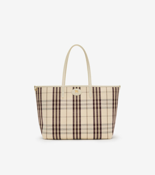 Medium Reversible Bloomsbury Tote in Soap beige/light beige