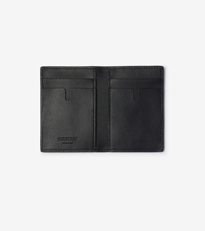 Knight Folding Card Case in Black