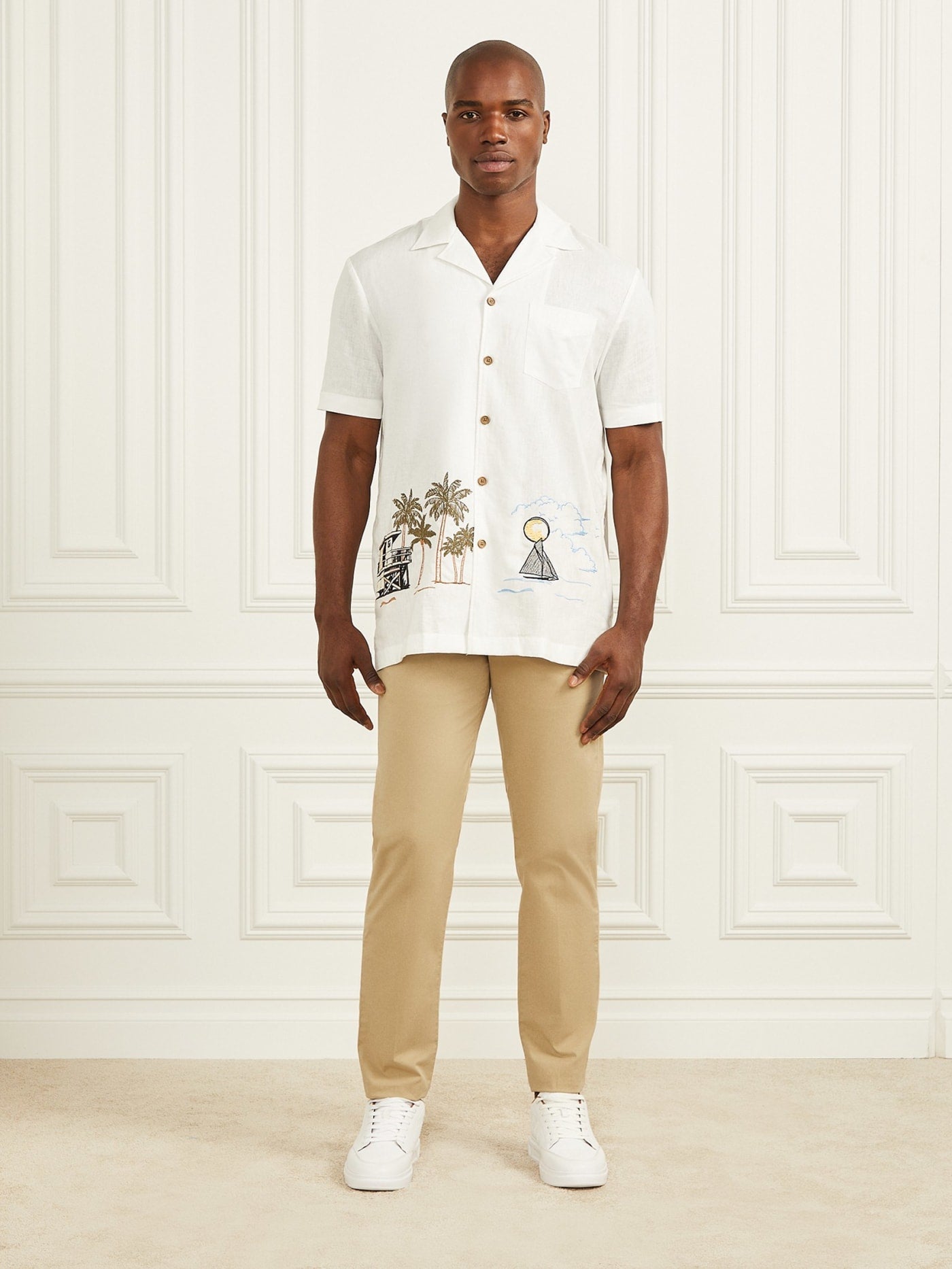 Eco Billy Embroidered Bowling Shirt
