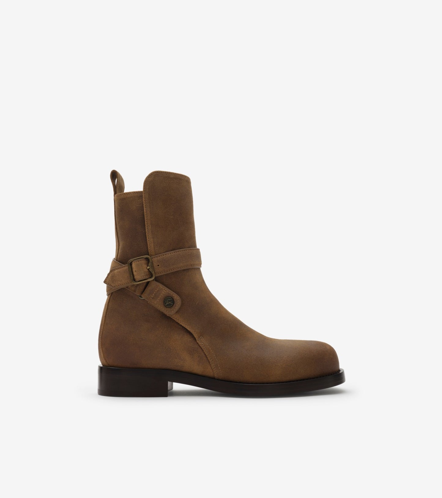Leather Ledger Jodphur Boots in Black