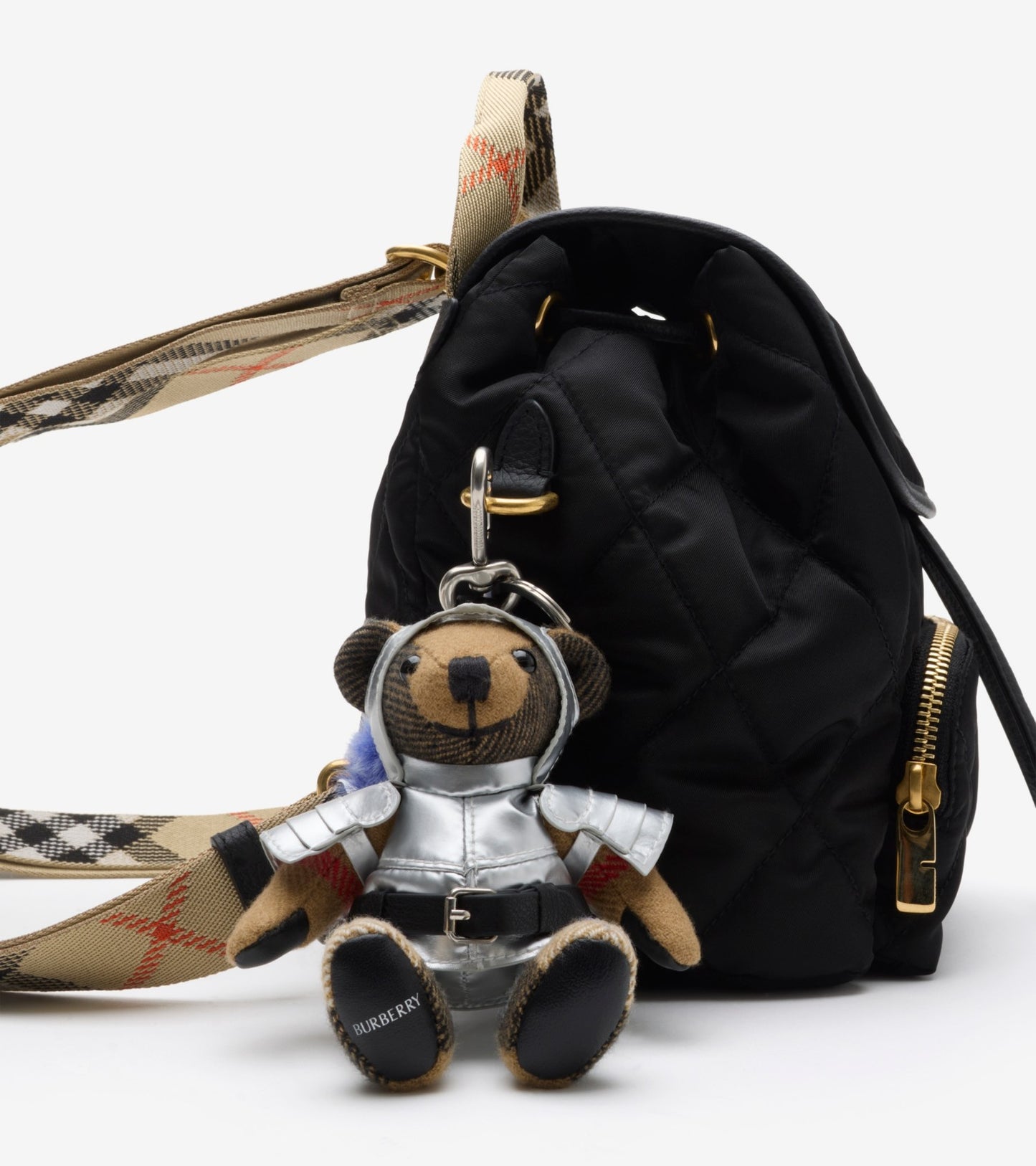 Mini Horseshoe Backpack in Black
