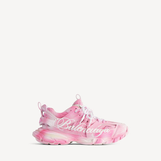 Track stencil logo sneaker