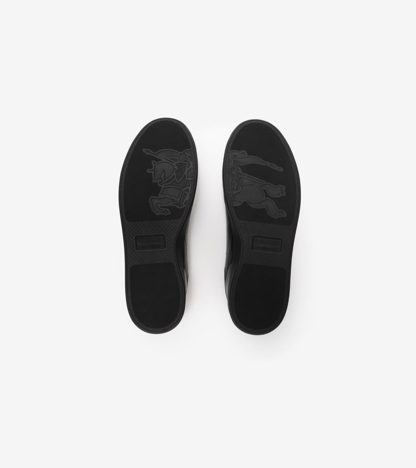 Leather Set Sneakers in Black/wave blue