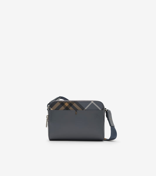 Pop Check Crossbody Bag in Wave blue