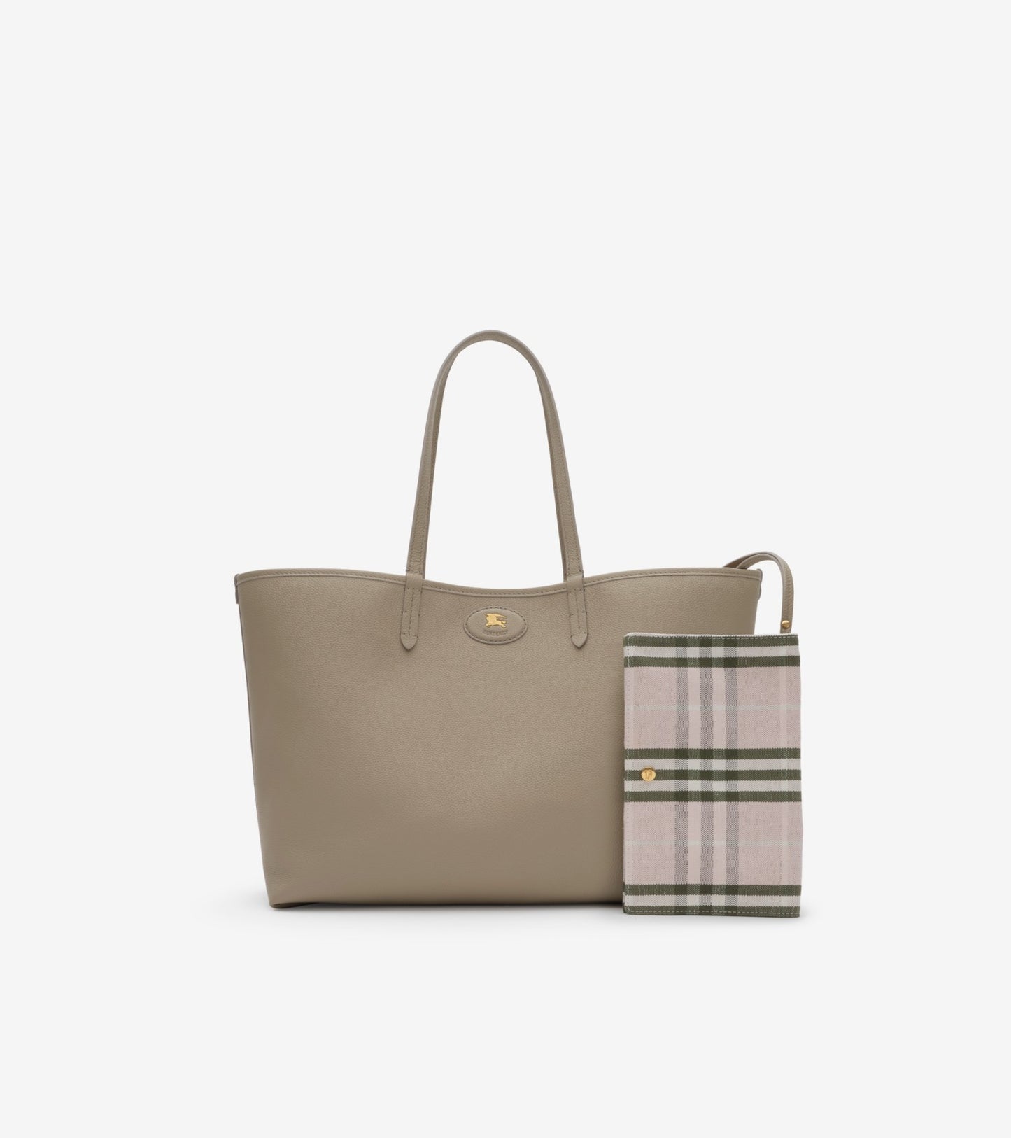 Medium Reversible Bloomsbury Tote in Mushroom beige/mallow pink