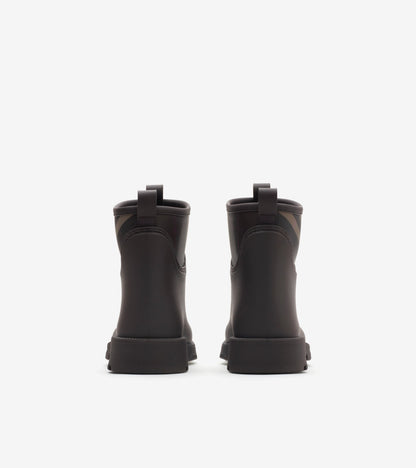 Rubber Marsh Stamp Low Boots in Brown/mahogany brown