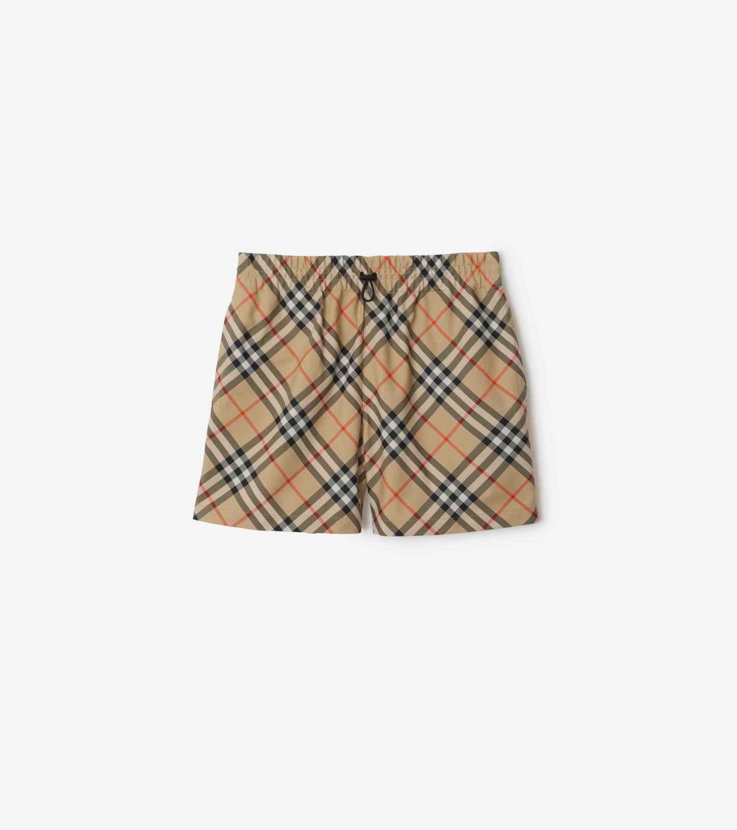 Check Shorts in Sand beige