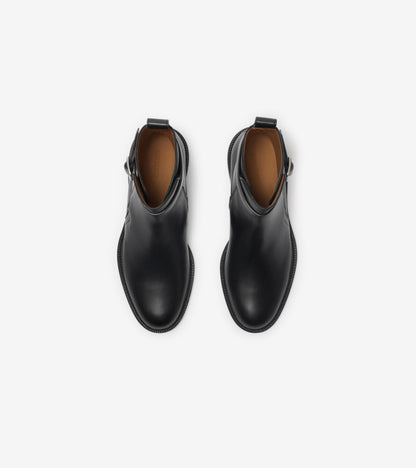 Leather Manor Jodhpur Boots in Black