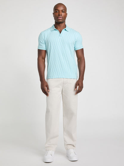 Jacquard Knit Polo