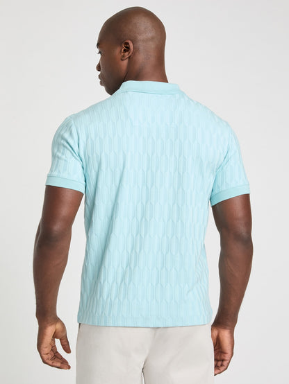 Jacquard Knit Polo