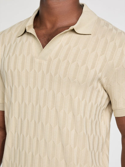 Jacquard Knit Polo