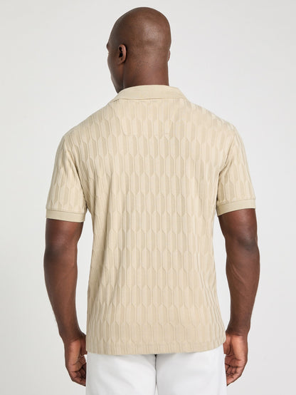 Jacquard Knit Polo