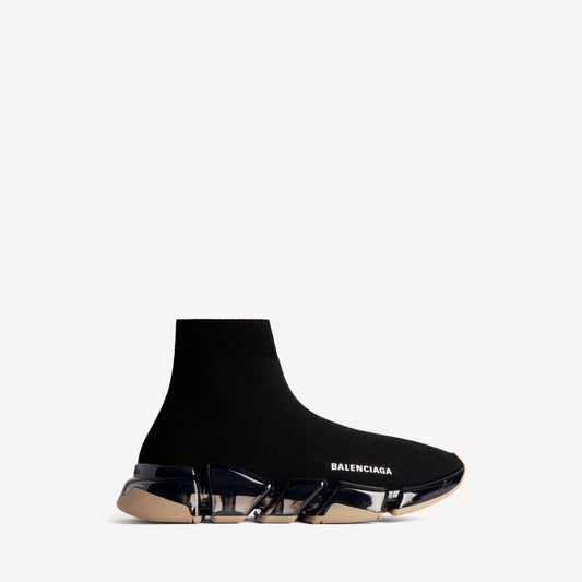 Speed 2.0 full clear sole recycled knit sneaker