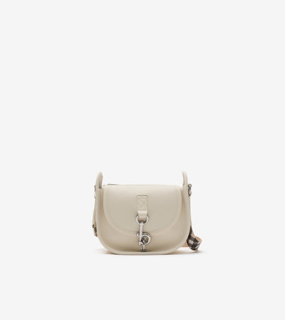Mini B Clip Messenger Bag in Soap beige
