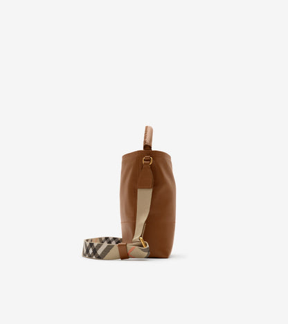 Mini B Clip Bucket Bag in Hazel brown