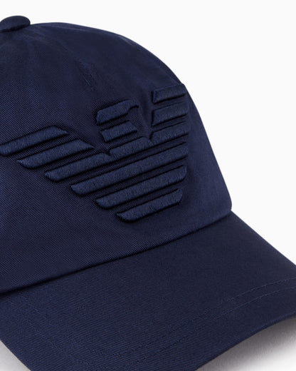 Outdoor cap in cotton with embroidered eagle Essential