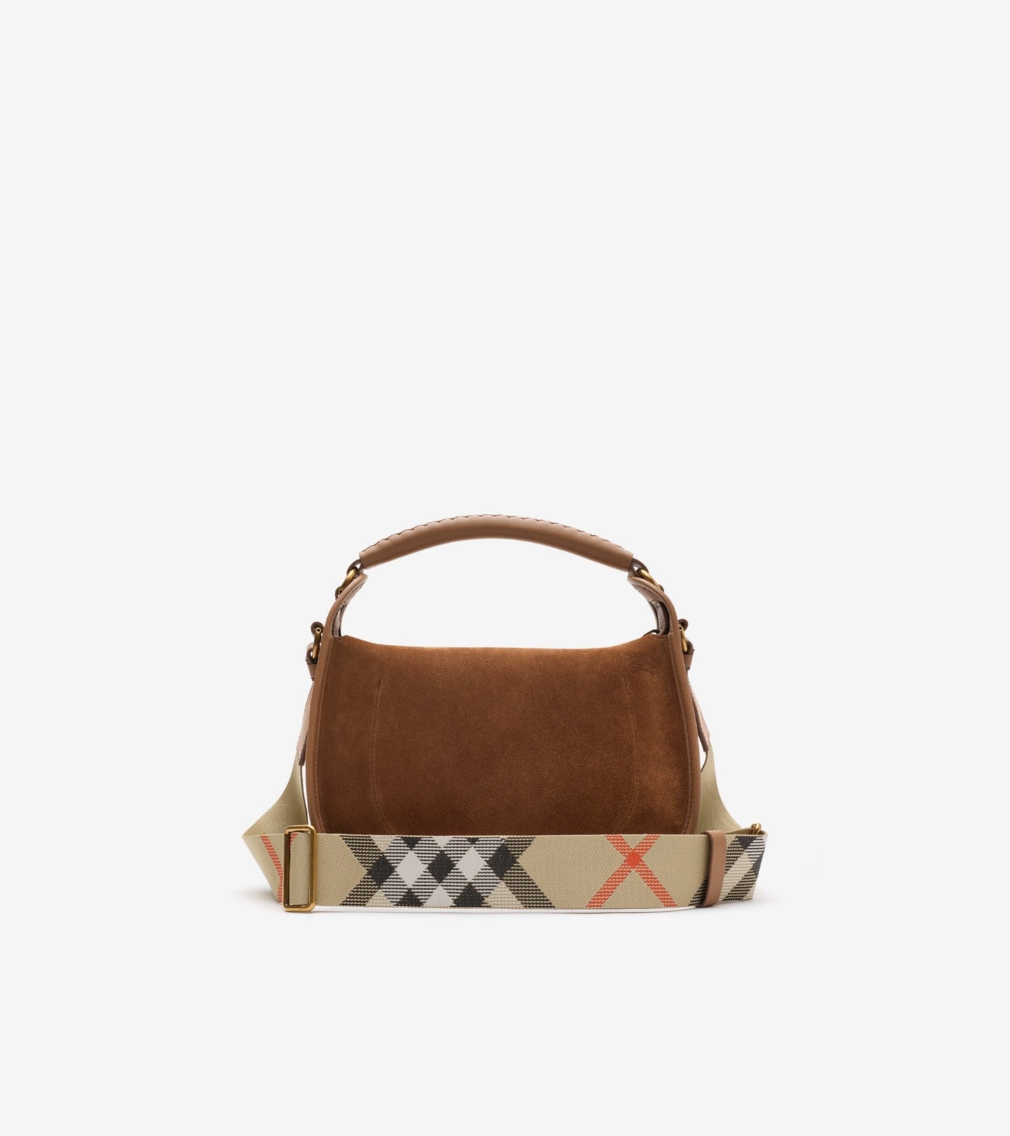 Small B Clip Messenger Bag in Hazel brown