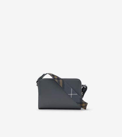 Pop Check Crossbody Bag in Wave blue