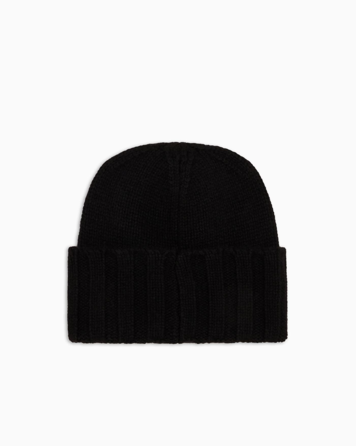 Cashmere beanie with ribbed texture and cuff Essential