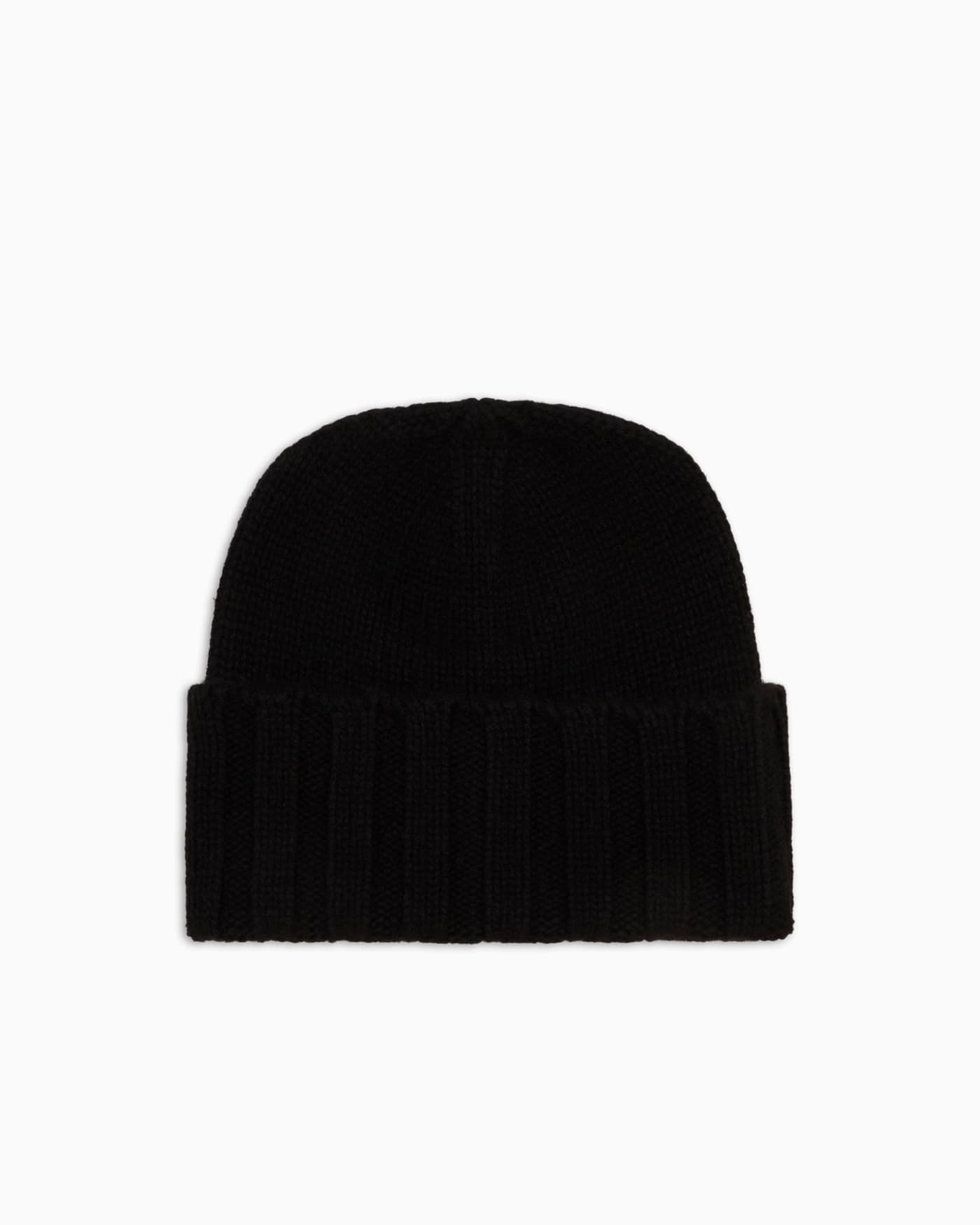 Cashmere beanie with ribbed texture and cuff Essential