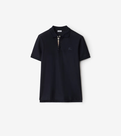 Cotton Polo Shirt in Clay brown