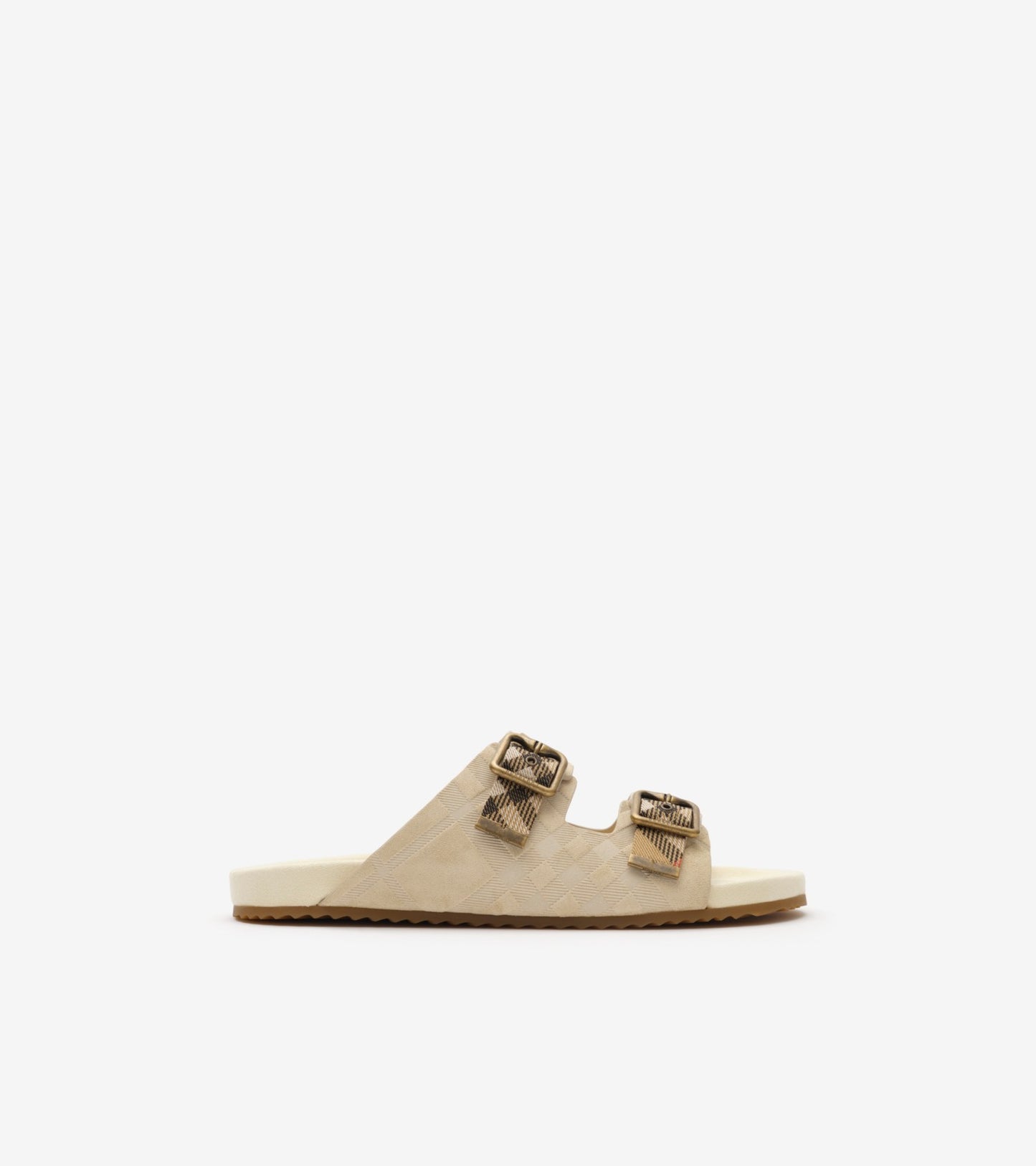 Check Denim Urchin Sandals in Navy
