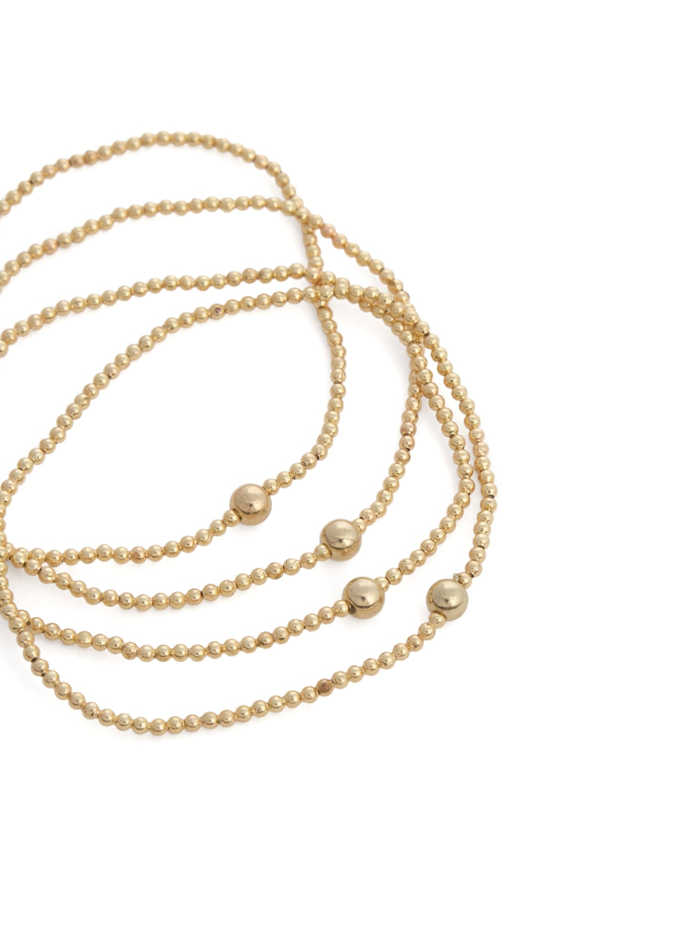 Beaded Gold-Tone Bracelets