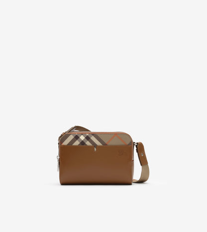 Pop Check Crossbody Bag in Wave blue