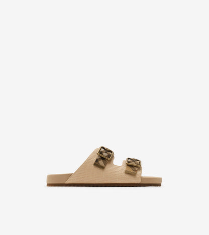 Raffia-effect Urchin Sandals in Reed beige