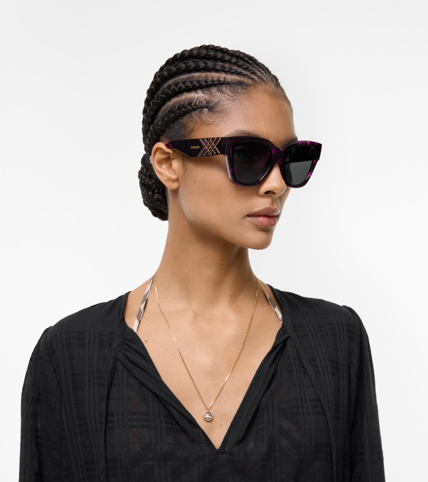 Heritage Square Sunglasses in Pink havana