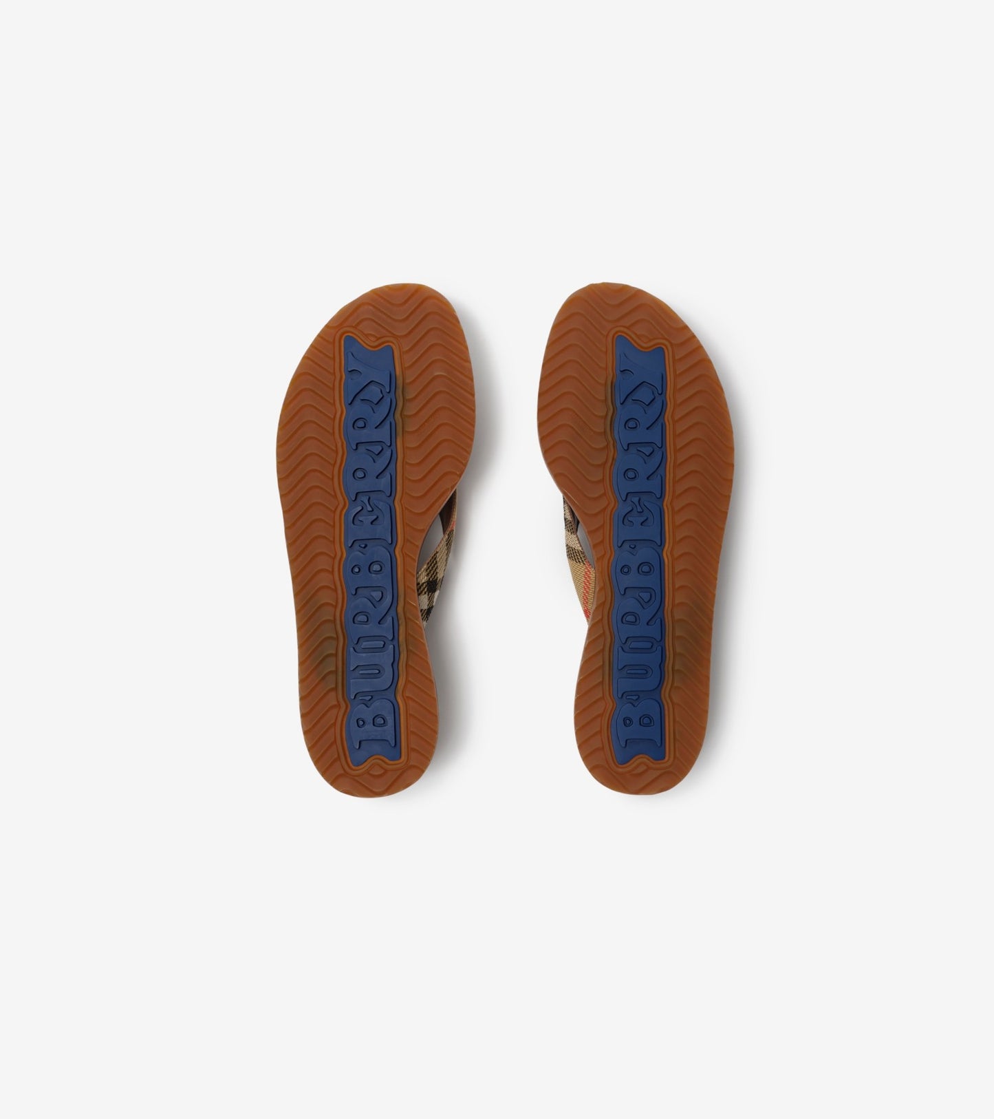 Check Pavilion Sandals in Sand beige