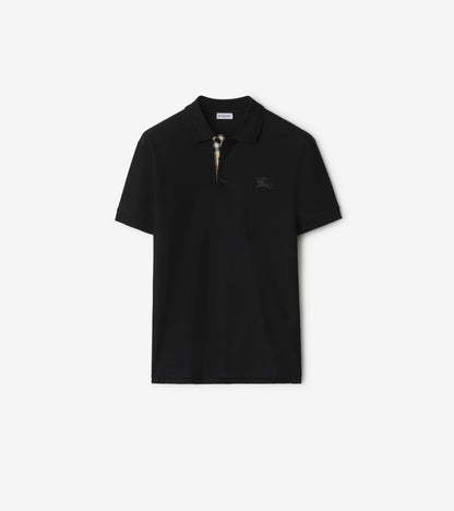 Cotton Polo Shirt in Clay brown