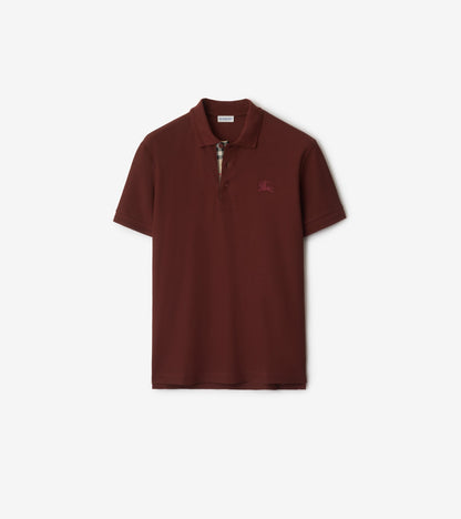 Cotton Polo Shirt in Atom blue
