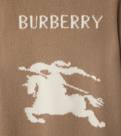 Knight Wool Cashmere Sweater in Camel