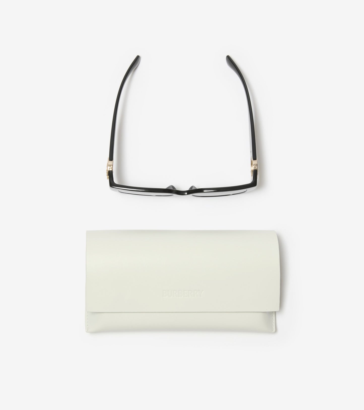 Crystal EKD Square Sunglasses in Black