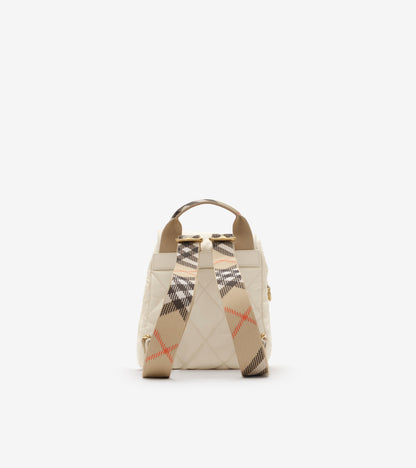 Mini Horseshoe Backpack in Soap beige