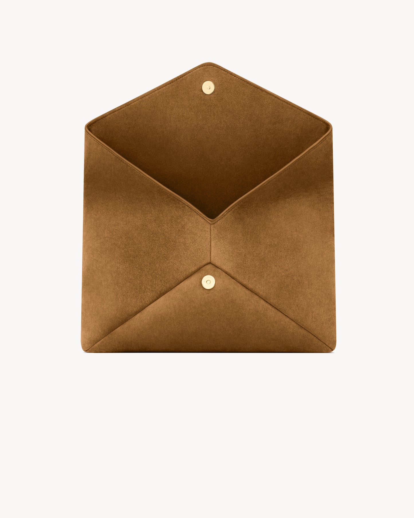 CASSANDRE large envelope pouch in suede