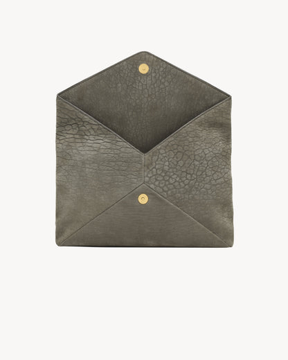 CASSANDRE large envelope pouch in nubuck